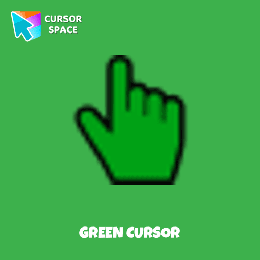 Green Cursor pointer cursor